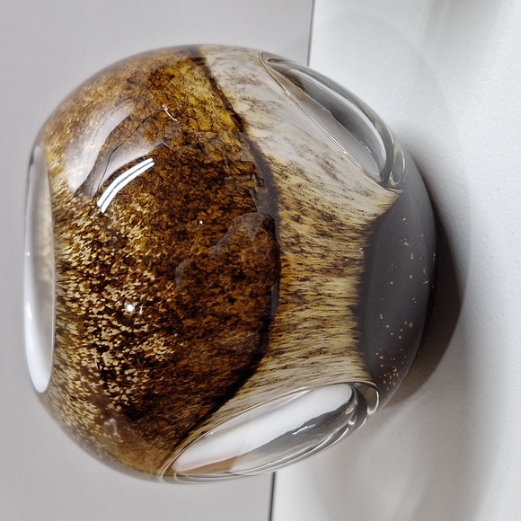 #ADZ Set of 2 Handblown glass vases - Picture 3 of 14